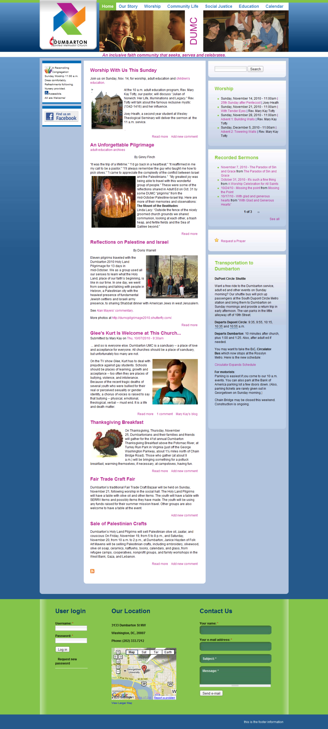 Dumbarton United Methodist Church Site